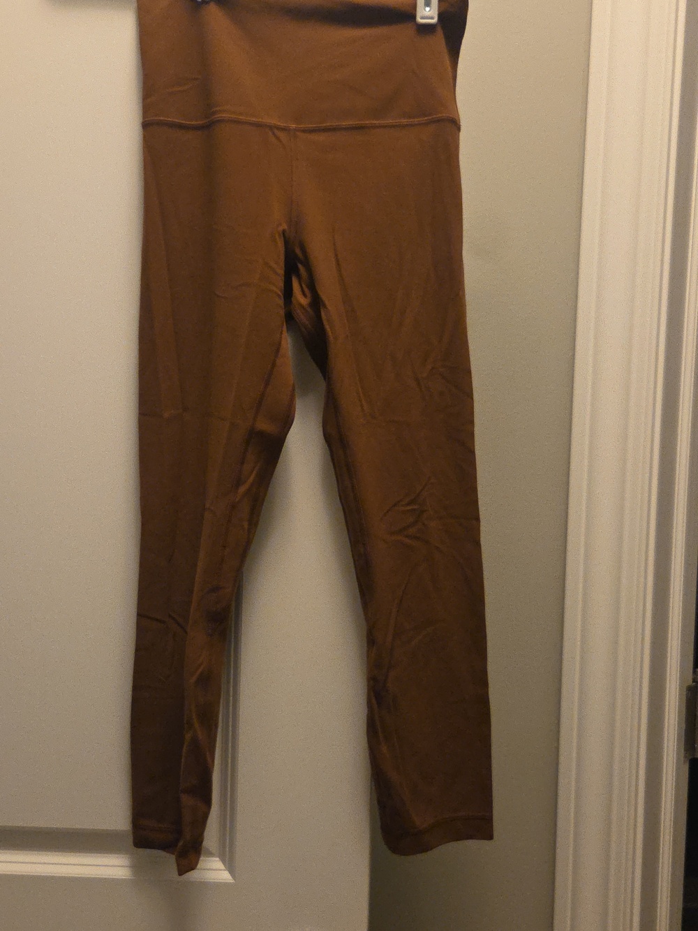 Lululemon Dark Tan Align Cropped Legging Sz 6